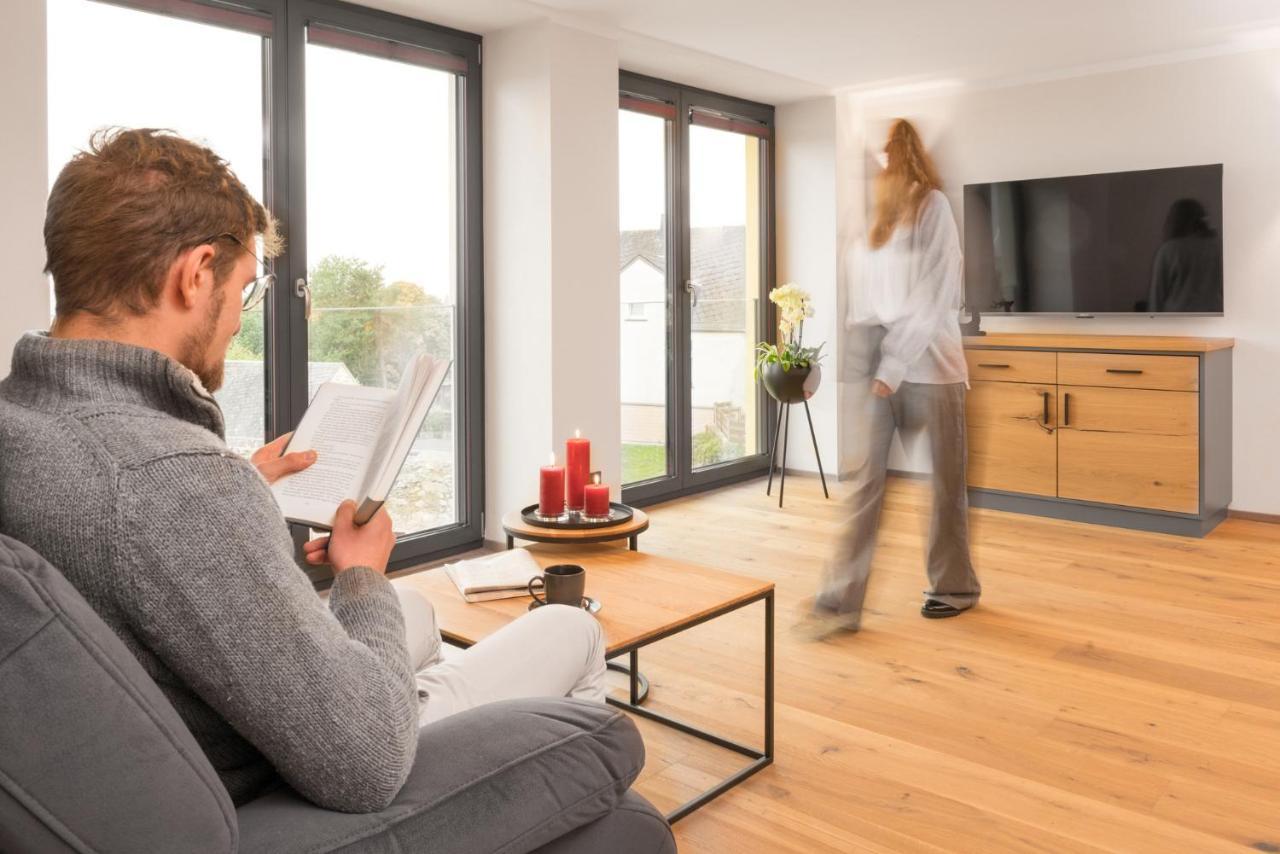 Chalet-Ferienwohnung Schlossblick, 51 Qm, Wellness/Fitness/Sauna - Bergroedelhof Feilitzsch Buitenkant foto
