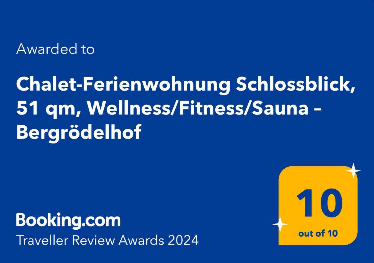 Chalet-Ferienwohnung Schlossblick, 51 Qm, Wellness/Fitness/Sauna - Bergroedelhof Feilitzsch Buitenkant foto